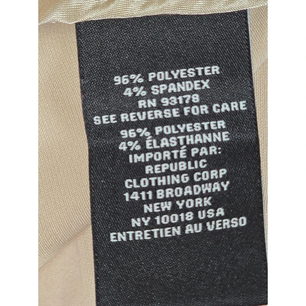 Premise Womens XS Tan Open Front Waterfall‎ Jacket Roll Tab Sleeve Cinched Waist